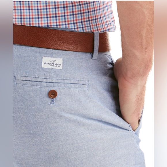 Vineyard Vines 9” Chambray Breaker Men’s Shorts in Ocean Breeze - Picture 4 of 10